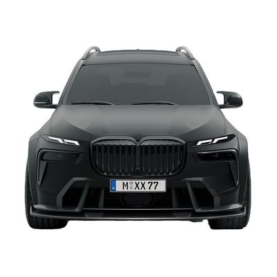 BMW X7 Karbon Elyafı Vücut Kiti için X7 Karbon Elyafı Ön Dudak Diffuser Spoiler Hood Side Skirt Wide Body Kit