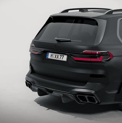 BMW X7 Karbon Elyafı Vücut Kiti için X7 Karbon Elyafı Ön Dudak Diffuser Spoiler Hood Side Skirt Wide Body Kit