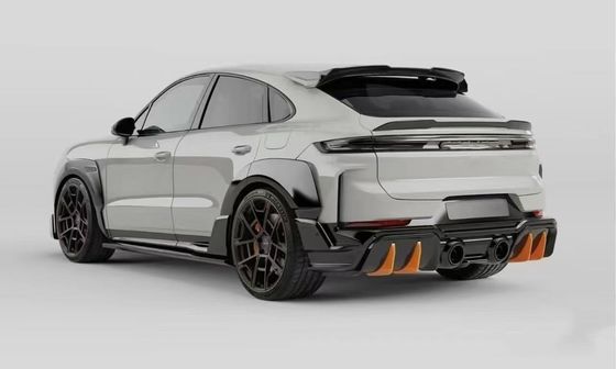 2018 - 2024 Porsche Cayenne Body Kit TH Style Diffuser Spoiler Hood Araç Tekerleği Kemeri