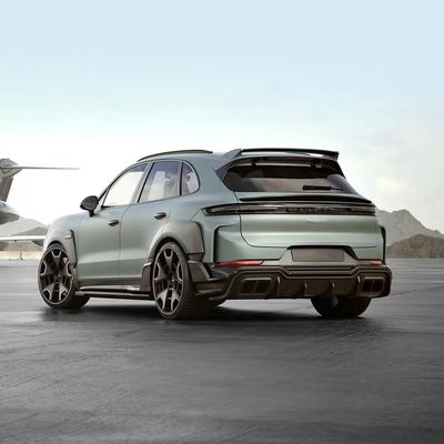 2018 - 2024 Porsche Cayenne Body Kit TH Style Diffuser Spoiler Hood Araç Tekerleği Kemeri