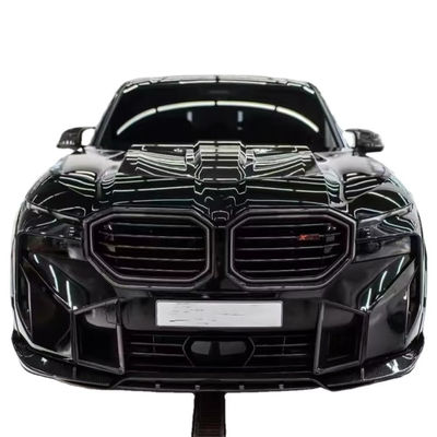 BMW XM Karbon Fiber Geniş Vücut Kiti için XM RNG tarzı Karbon Fiber Ön Dudak Difüzörü Tekerlek Kemeri Spoiler Hood Geniş Vücut
