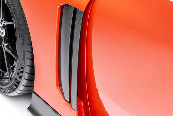 BMW M2 Karbon Fiber Body Kit için M2 Yükseltilmiş Vors tarzı Karbon Fiber Ön Dudak Diffuser Spoiler Hood Side Skirt