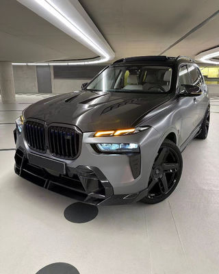 BMW X7 Karbon Fiber Hood için X7 LD tarzı yükseltilmiş Karbon Fiber Hood Motor Cover Body Kit
