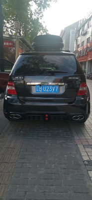 WALD Style Mercedes W164 ML300 ML350 ML400 ML500 ML63 için geniş vücut kıyafeti Ön ve arka tampon yan etekler