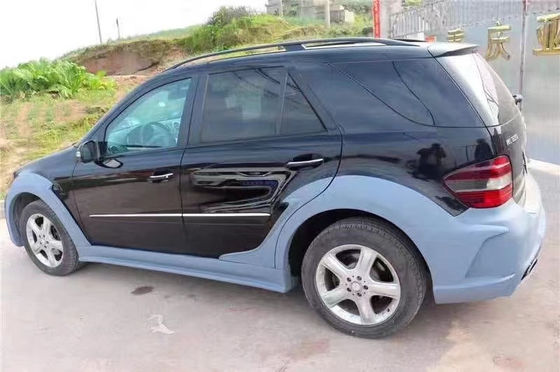 WALD Style Mercedes W164 ML300 ML350 ML400 ML500 ML63 için geniş vücut kıyafeti Ön ve arka tampon yan etekler