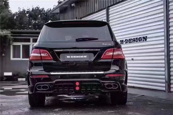 Mercedes W166 ML350 ML400 ML63 için WALD Style Body Kit Ön ve Arka Bumper Wide Bodyki