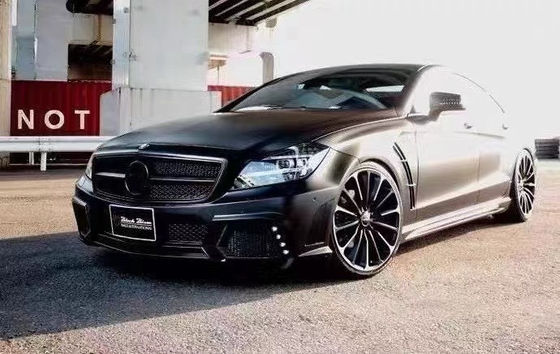 Mercedes W218 CLS300 CLS350 CLS500 için WALD Style Body Kit Ön ve arka tampon yan etekler