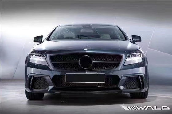 Mercedes W218 CLS300 CLS350 CLS500 için WALD Style Body Kit Ön ve arka tampon yan etekler