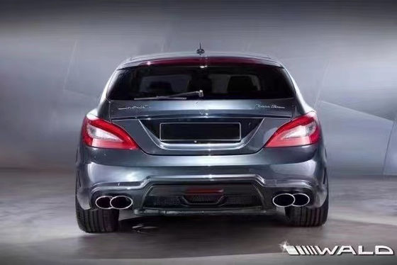 Mercedes W218 CLS300 CLS350 CLS500 için WALD Style Body Kit Ön ve arka tampon yan etekler