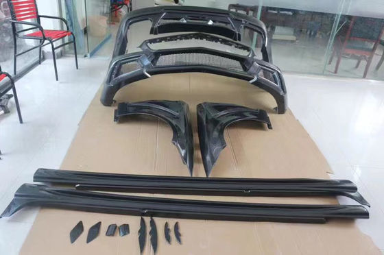 Mercedes W218 CLS300 CLS350 CLS500 için WALD Style Body Kit Ön ve arka tampon yan etekler