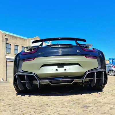 BMW I8 Karbon Fiber Body Kit için I8 Karbon Fiber Front Lip Diffuser Spoiler Side Skirt