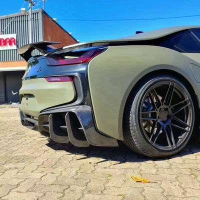 BMW I8 Karbon Fiber Body Kit için I8 Karbon Fiber Front Lip Diffuser Spoiler Side Skirt