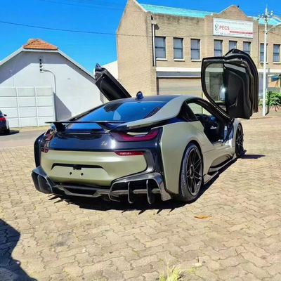 BMW I8 Karbon Fiber Body Kit için I8 Karbon Fiber Front Lip Diffuser Spoiler Side Skirt