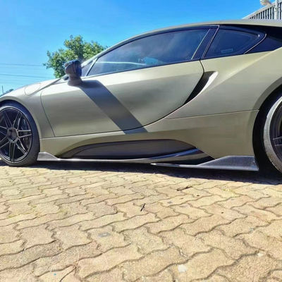 BMW I8 Karbon Fiber Body Kit için I8 Karbon Fiber Front Lip Diffuser Spoiler Side Skirt