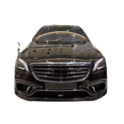 BRASS Tyle Mercedes-Benz W222 AMG S63 S65 S63 S65 Karbon Fiber Body Kit için Ön Kürek Arka Diffuser