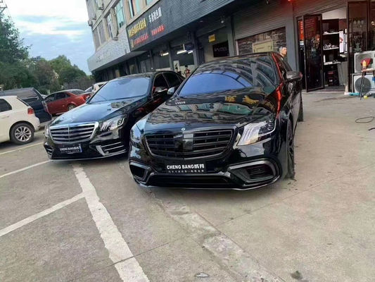 BRASS Tyle Mercedes-Benz W222 AMG S63 S65 S63 S65 Karbon Fiber Body Kit için Ön Kürek Arka Diffuser