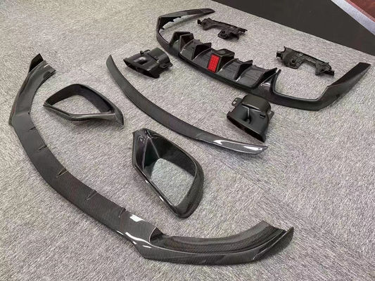 BRASS Tyle Mercedes-Benz W222 AMG S63 S65 S63 S65 Karbon Fiber Body Kit için Ön Kürek Arka Diffuser
