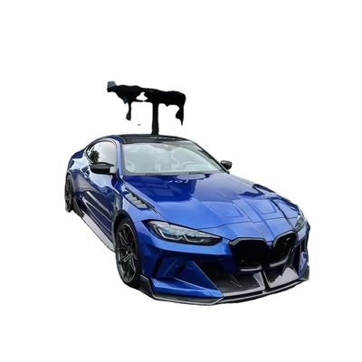 4 Coupe Bmw M3 Bodies Kit Blue Front GEEX Stili Ön Tampon Fenderi