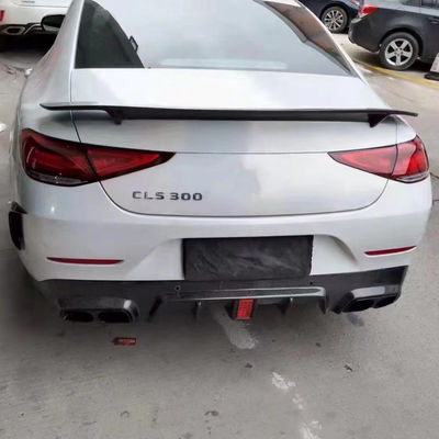 2018-2022 arasında Mercedes CLS300 CLS350 W257 Karbon Fiber Bodies Kit CLS Karbon Fiber Front Scoop Spoiler Rear Diffuser için satılıyor