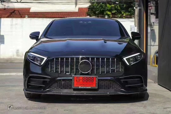 2018-2022 arasında Mercedes CLS300 CLS350 W257 Karbon Fiber Bodies Kit CLS Karbon Fiber Front Scoop Spoiler Rear Diffuser için satılıyor
