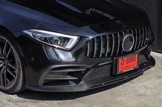 2018-2022 arasında Mercedes CLS300 CLS350 W257 Karbon Fiber Bodies Kit CLS Karbon Fiber Front Scoop Spoiler Rear Diffuser için satılıyor