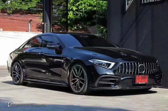 2018-2022 arasında Mercedes CLS300 CLS350 W257 Karbon Fiber Bodies Kit CLS Karbon Fiber Front Scoop Spoiler Rear Diffuser için satılıyor