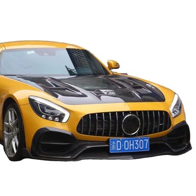 Mercedes AMG GT Karbon Fiber Bodies Kit için AMG GT Karbon Fiber Front Lip Diffuser Spoiler