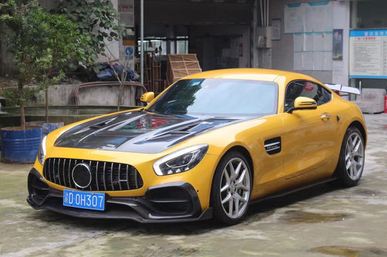 Mercedes AMG GT Karbon Fiber Bodies Kit için AMG GT Karbon Fiber Front Lip Diffuser Spoiler