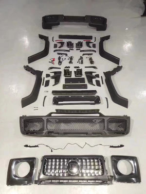 PP Plastik Ürünler W464 G500 G63 G550 G65 Vücut Kit W464 Ön ve Arka Bumper Geniş Vücut Tekerlek Kemeri Kuyruk