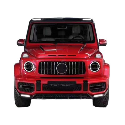 Yüksek Kaliteli Karbon Fiber W464 G500 G63 Bodies Kit W464 Upgrade Topcar Style Ön Kürek Arka Dudak Spoiler