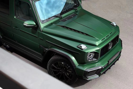 Yüksek Kaliteli Karbon Fiber W464 G500 G63 Bodies Kit W464 Upgrade Topcar Style Ön Kürek Arka Dudak Spoiler