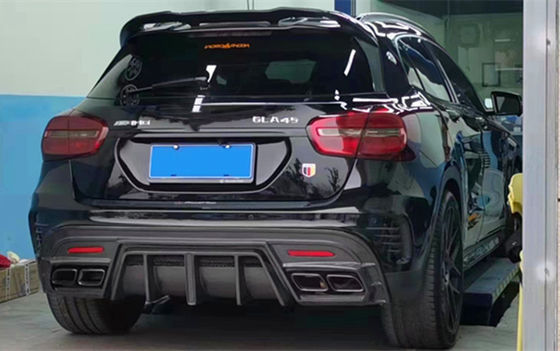 Sıcak Satış Gla45 Gla260 X156 Karbon Elyafı Vücut Kiti Gla45 Karbon Elyafı Arka Diffüzörü 2014-2019