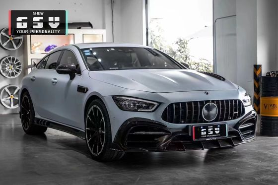 Mercedes AMG GT50 53 63 Karbon Fiber Body Kit AMG GT50 53 63 Yükseltilmiş Top Style Karbon Fiber Ön Dudak Diffuser Spoiler