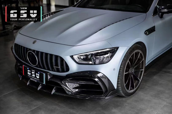 Mercedes AMG GT50 53 63 Karbon Fiber Body Kit AMG GT50 53 63 Yükseltilmiş Top Style Karbon Fiber Ön Dudak Diffuser Spoiler