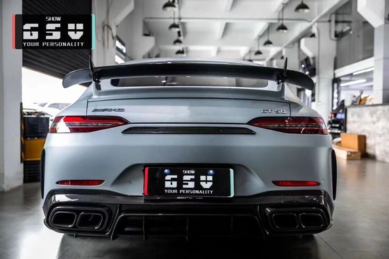 Mercedes AMG GT50 53 63 Karbon Fiber Body Kit AMG GT50 53 63 Yükseltilmiş Top Style Karbon Fiber Ön Dudak Diffuser Spoiler