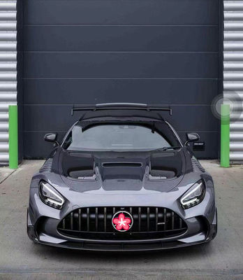 Mercedes AMG GT GTC GTS Bodies Kit için Otomatik Parçalar AMG GT Upgraded Black Series Style Ön ve Arka Tampon Spoiler Hood Body Kit