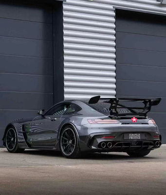 Mercedes AMG GT GTC GTS Bodies Kit için Otomatik Parçalar AMG GT Upgraded Black Series Style Ön ve Arka Tampon Spoiler Hood Body Kit