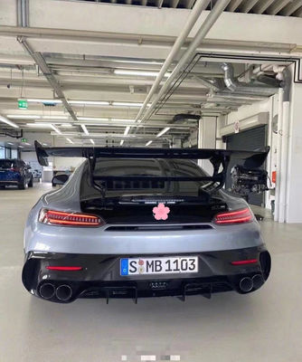 Mercedes AMG GT GTC GTS Bodies Kit için Otomatik Parçalar AMG GT Upgraded Black Series Style Ön ve Arka Tampon Spoiler Hood Body Kit