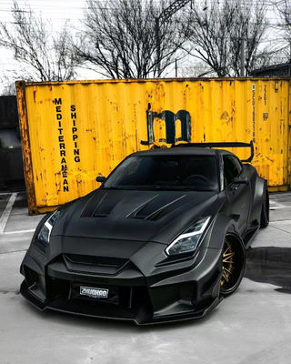 2022 Hot New Products GTR R35 Geniş Bedenli Vücut Kiti Nissan GTR R35 Geniş Vücutlu Vücutlu Ön ve Arka