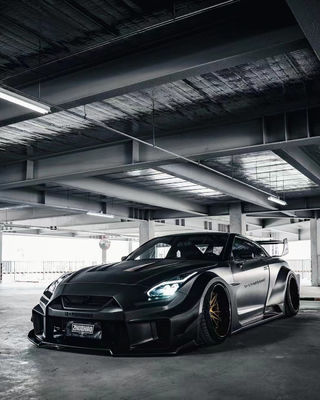 2022 Hot New Products GTR R35 Geniş Bedenli Vücut Kiti Nissan GTR R35 Geniş Vücutlu Vücutlu Ön ve Arka