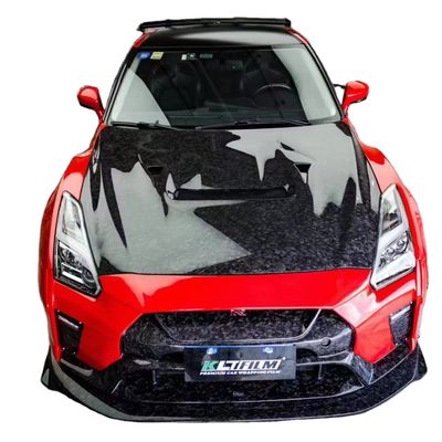 Nissan GTR Body Kit için GTR R35 VARIS tarzı Karbon Fiber Ön ve Arka Tampon Spoiler Body Kit'i yükseltti