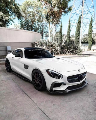 Mercedes AMG GT Karbon Fiber Bodies Kit için AMG GT Karbon Fiber Front Lip Diffuser Spoiler