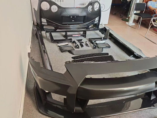 200MM Nissan Gtr Body Kit 2008 - 2020 Nissan Ön Tampon Tampon Makine Kapağı Spoiler