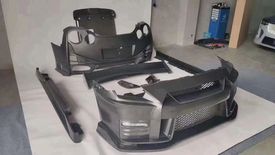 200MM Nissan Gtr Body Kit 2008 - 2020 Nissan Ön Tampon Tampon Makine Kapağı Spoiler