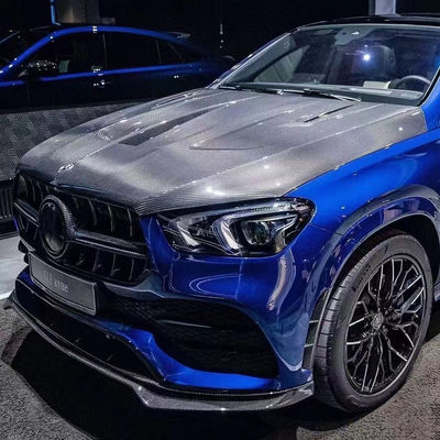 Yeni Ürün Mercedes GLE Coupe GLE için Karbon Fiber Motor Kapak Motor Kapak Kapak