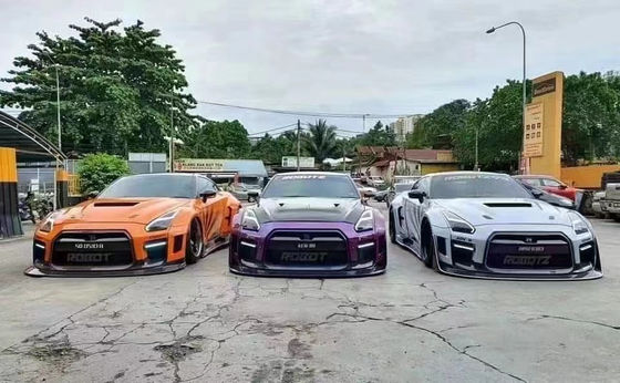Özel 2022 Nissan Body Kit Ön ve Arka GTR R35 Araba Tampon Kapakları