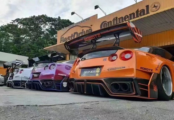 Özel 2022 Nissan Body Kit Ön ve Arka GTR R35 Araba Tampon Kapakları