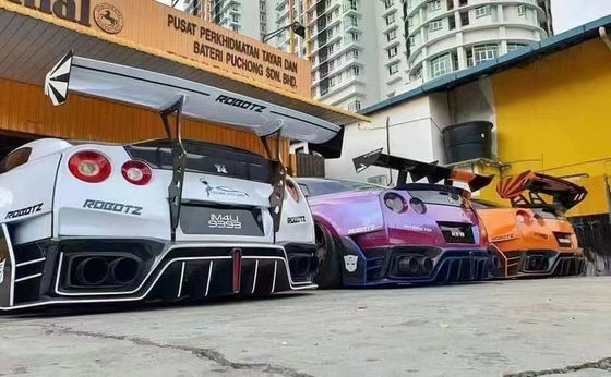 Özel 2022 Nissan Body Kit Ön ve Arka GTR R35 Araba Tampon Kapakları