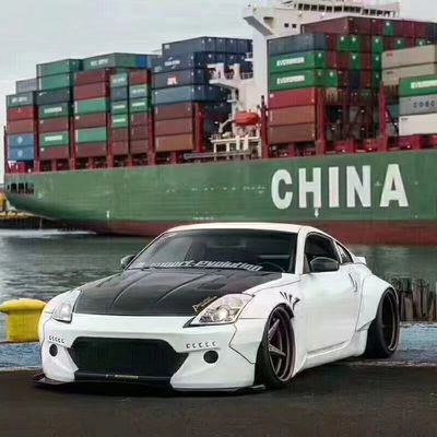 350Z Nissan Body Kit Rezin Elyaf Tampon Arka Diffuser Otomatik Ön Spoiler Yan Eteği