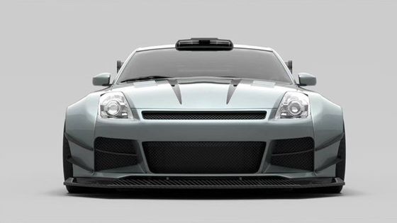 Hava Bıçağı FRP Nissan 350z Geniş Vücut Kit Yan Etekler OEM Ön Ve Arka Tampon